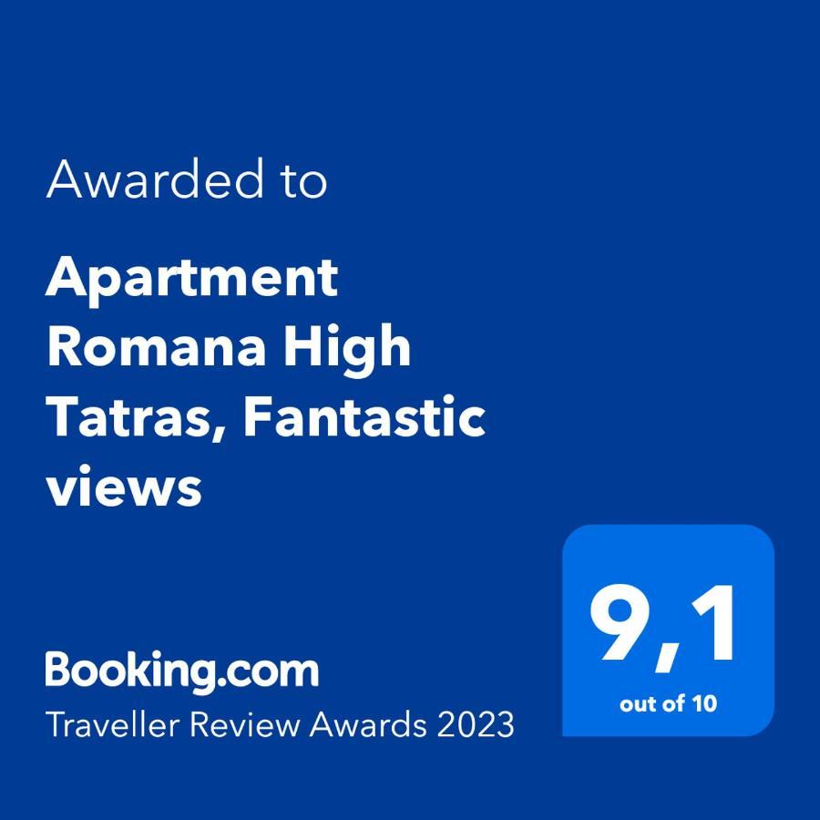 Apartment Romana High Tatras-Fantastic Views-Washer Nova Lesna Exterior photo